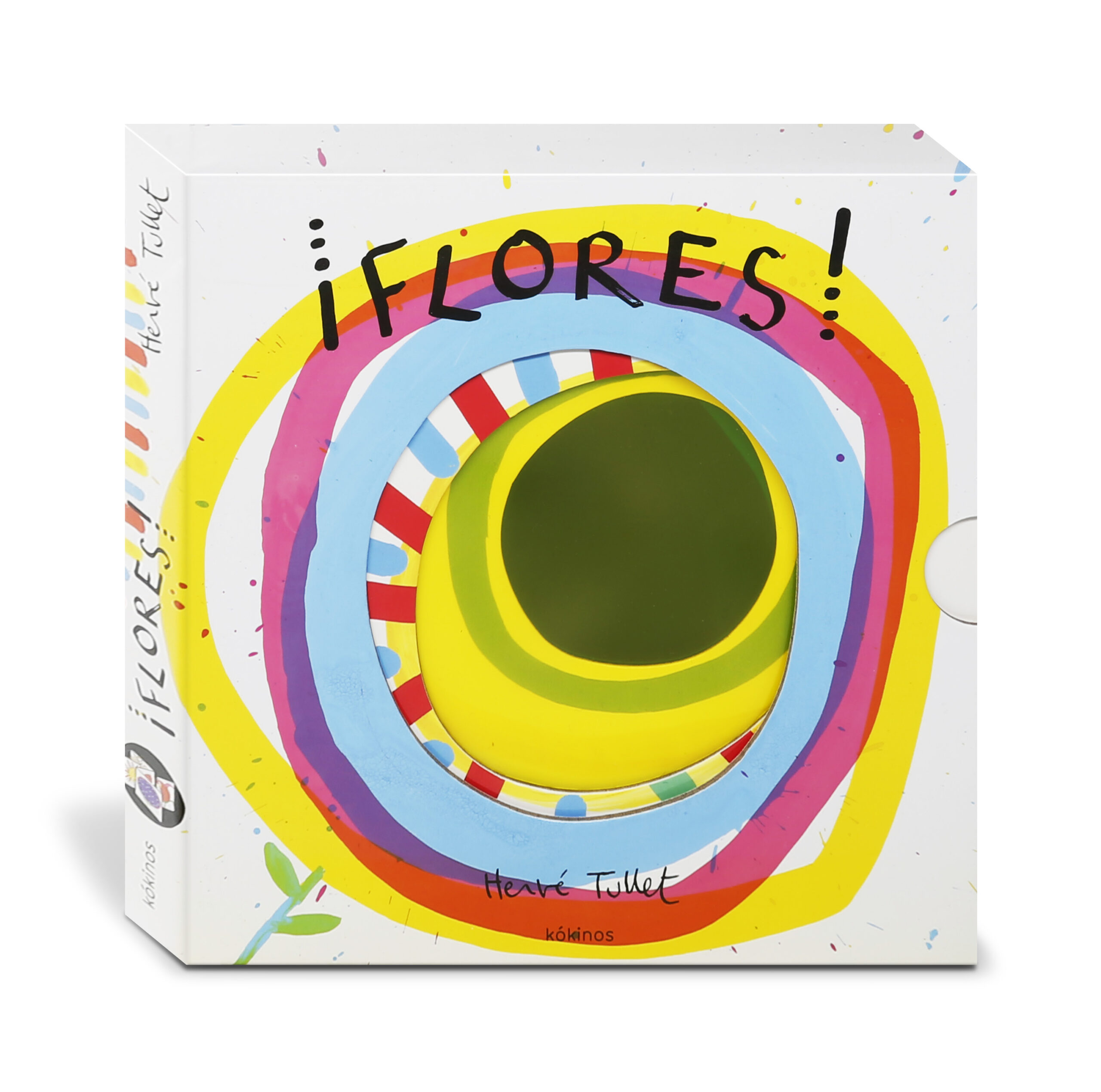 Portada del Libro ¡Flores! de Herve Tullet - 9788417742041