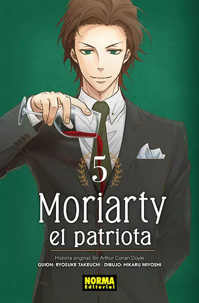 Portada del Libro Moriarty El Patriota 5 de Hikaru Miyoshi - 9788467937961