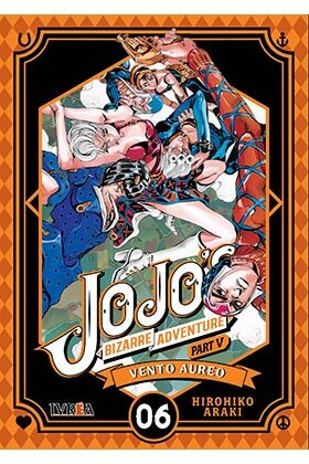 Portada del Libro Jojo S Bizarre Adventure Parte 5: Vento Aureo 6 de Hirohiko Araki - 9788418271168