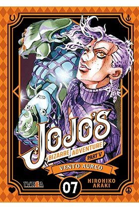 Portada del Libro Jojo S Bizarre Adventure Parte 5: Vento Aureo 7 de Hirohiko Araki - 9788418271533