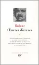 Portada del Libro Oeuvres Diverses Ii de Honore De Balzac - 9782070114511