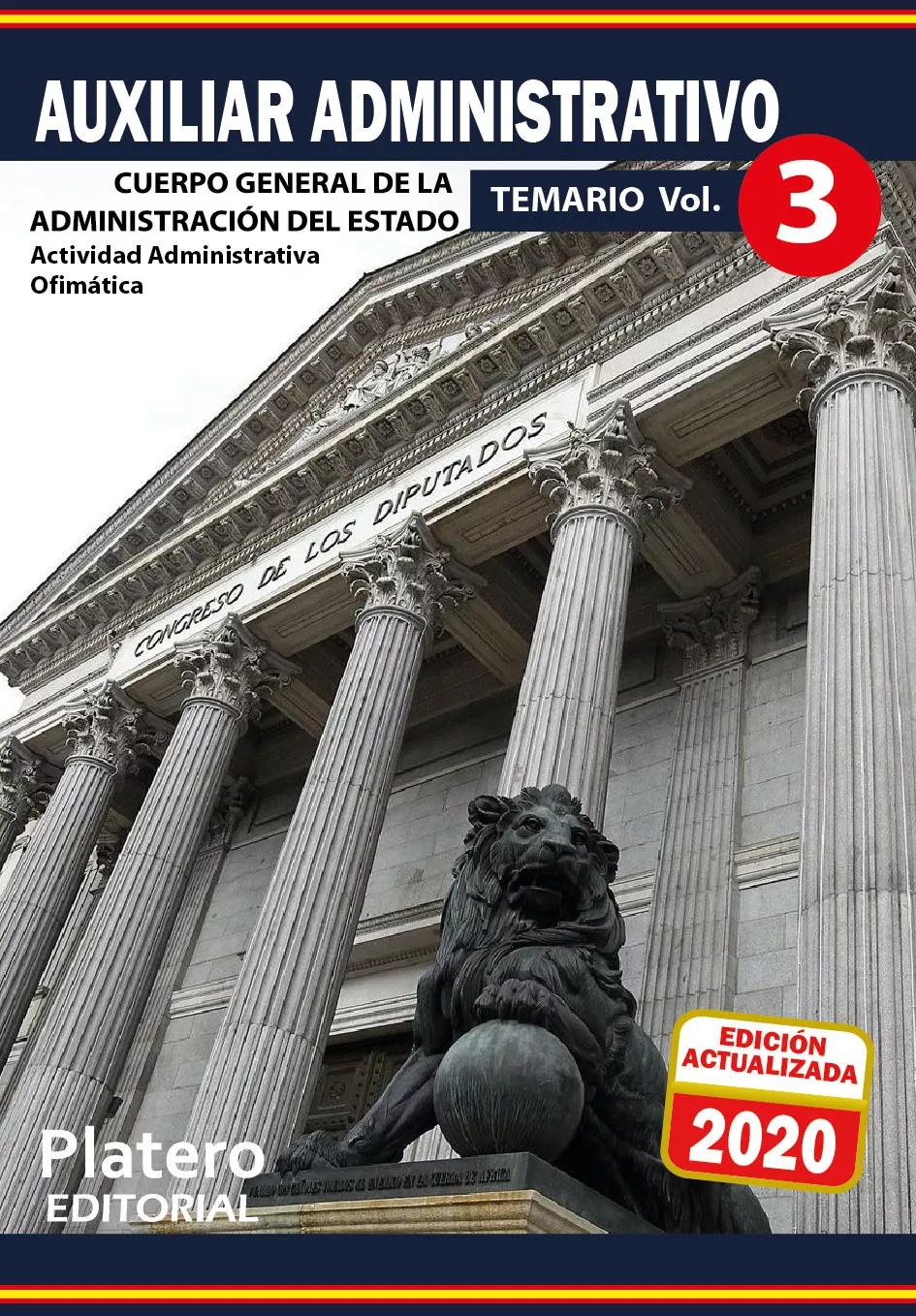 Portada del Libro Auxiliar Administrativo De La Administracion Del Estado: Temario (Vol. de Hortensia Rodriguez Morales - 9788412077735