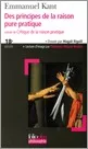 Portada del Libro Des Principes De La Raison Pure Pratique: In Critique De La Raison Pra de Immanuel Kant - 9782070342846
