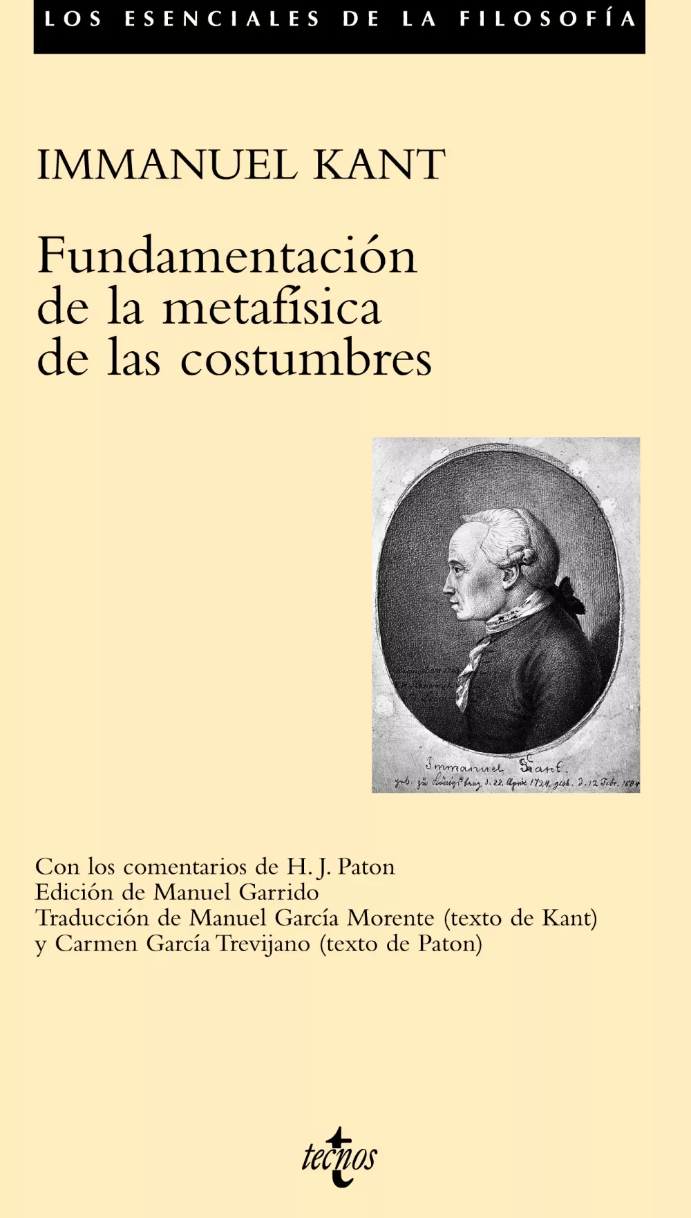 Portada del Libro Fundamentacion De La Metafisica De Las Costumbres de Immanuel Kant - 9788430943296