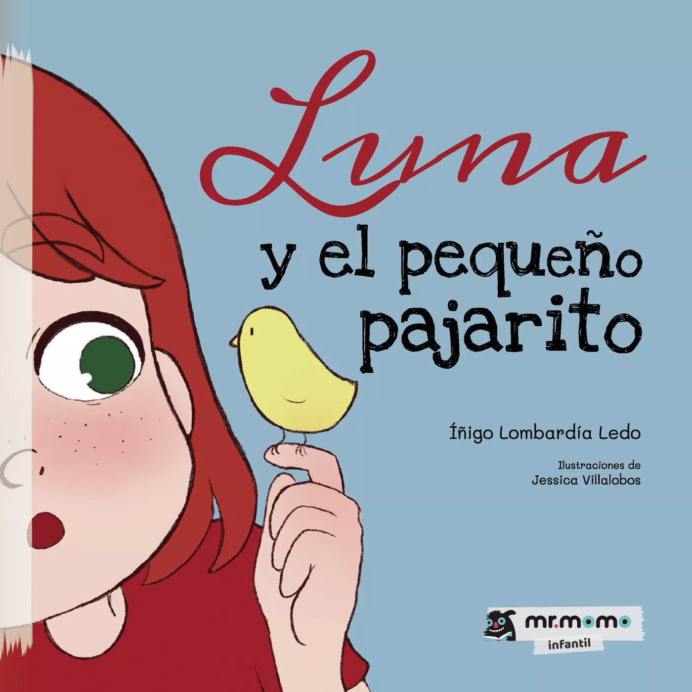 Portada del Libro Luna Y El Pequeño Pajarito de Iñigo Lombardia Ledo - 9788417842895