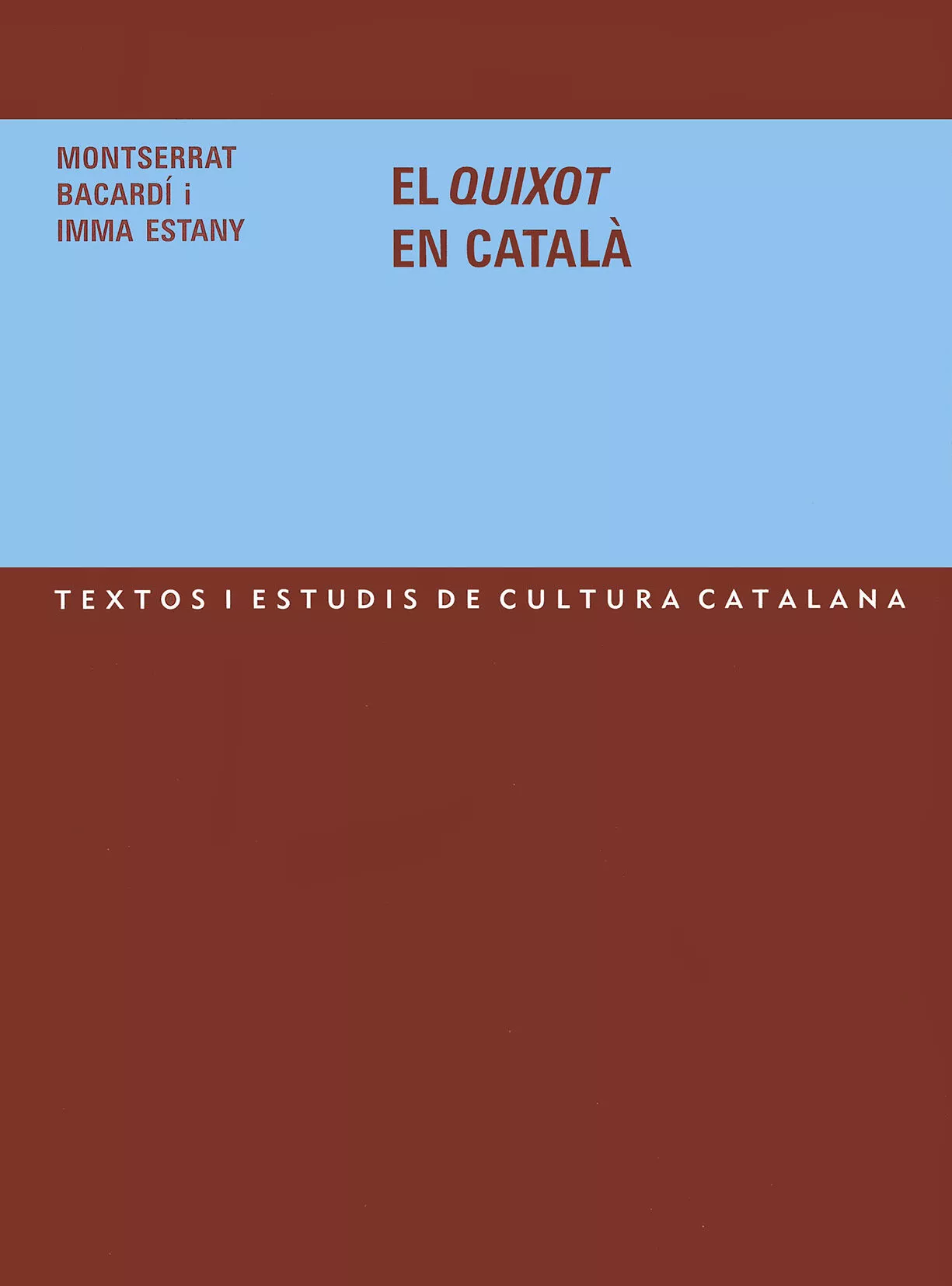 Portada del Libro El Quixot En Catala de Inma Estany - 9788484157748