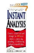 Portada del Libro Instant Analysis de - 9780312194666