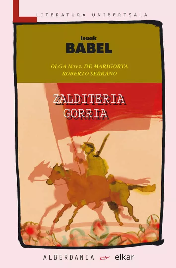 Portada del Libro Zalditeria Gorria de Isaak Babel - 9788496643130
