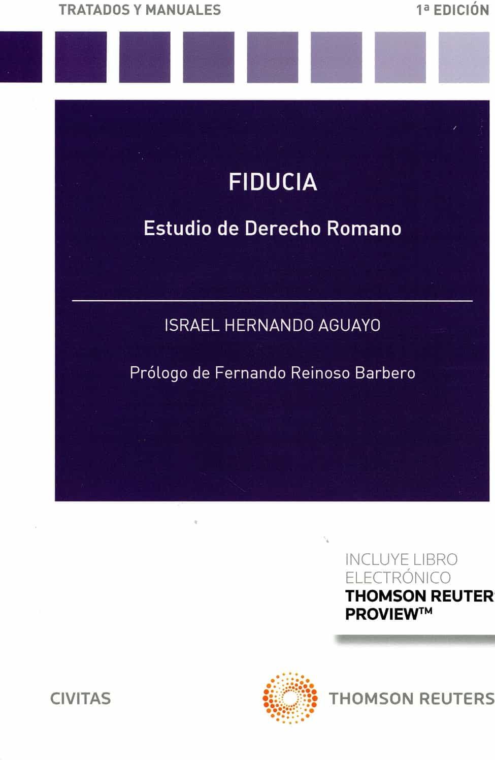 Portada del Libro Civitas: Fiducia. Estudio De Derecho Romano de Israel Hernando Aguayo - 9788413086521