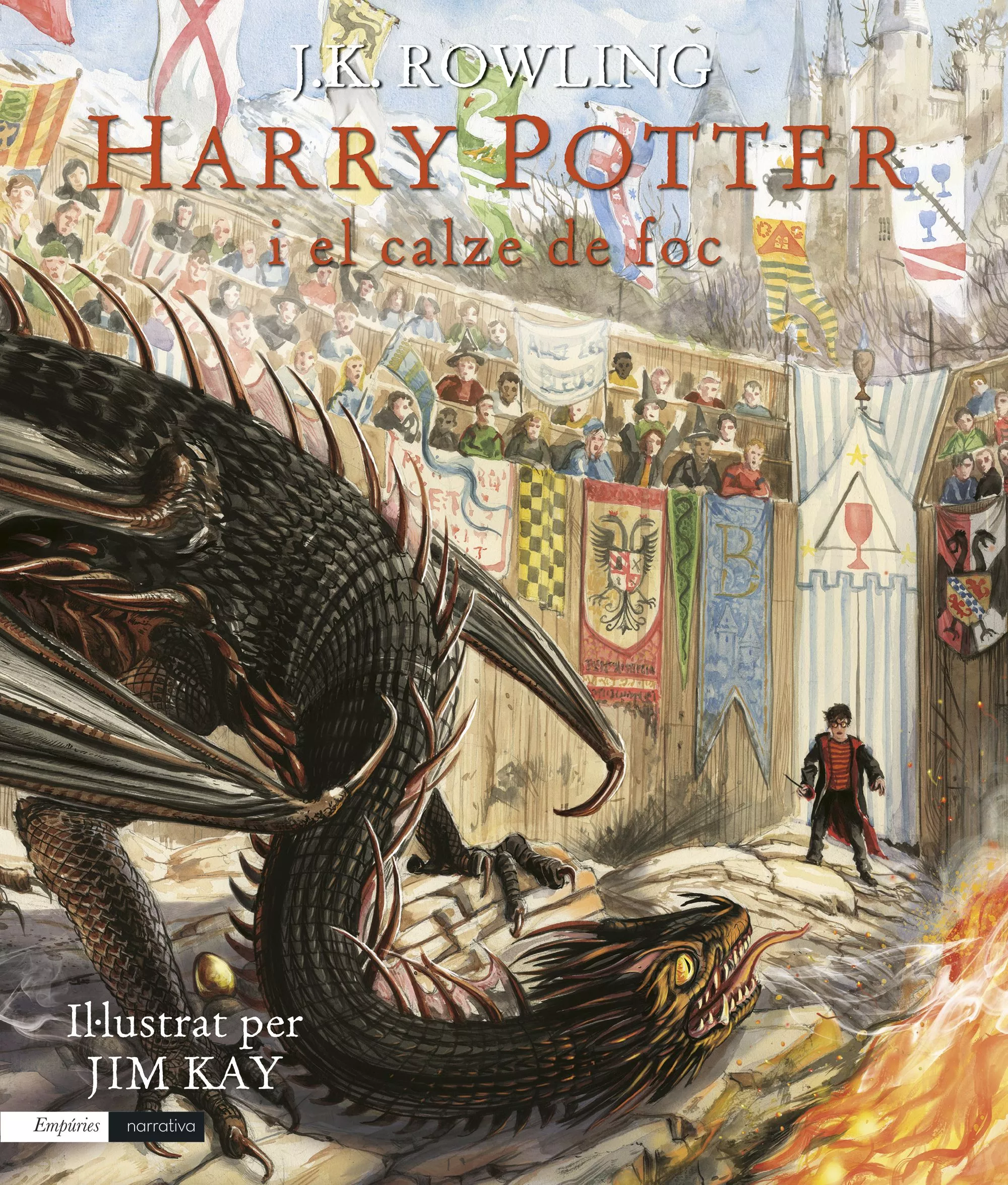 Portada del Libro Harry Potter I El Calze De Foc (Edició Illustrada Per Jim Kay) de J.K. Rowling - 9788417016913