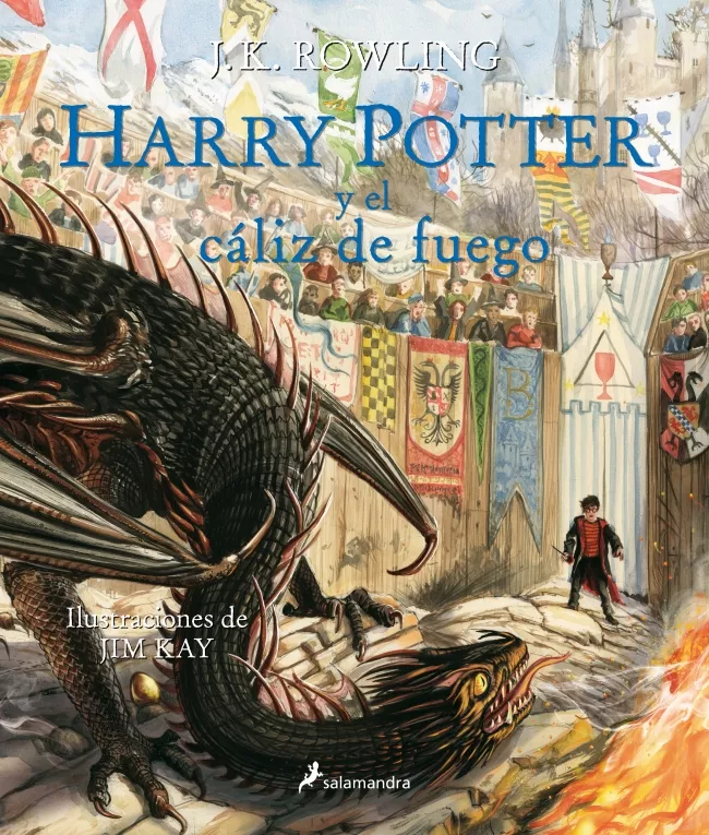 Portada del Libro Harry Potter Y El Cáliz De Fuego (Ilustrado) (Harry Potter 4) de J.K. Rowling - 9788498389944