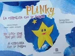 Portada del Libro Plinky La Estrellita Que Se Perdio (Ed. Trilingüe Español - Enlish-Por de Jacqueline Graff Munaro - 9788494737336