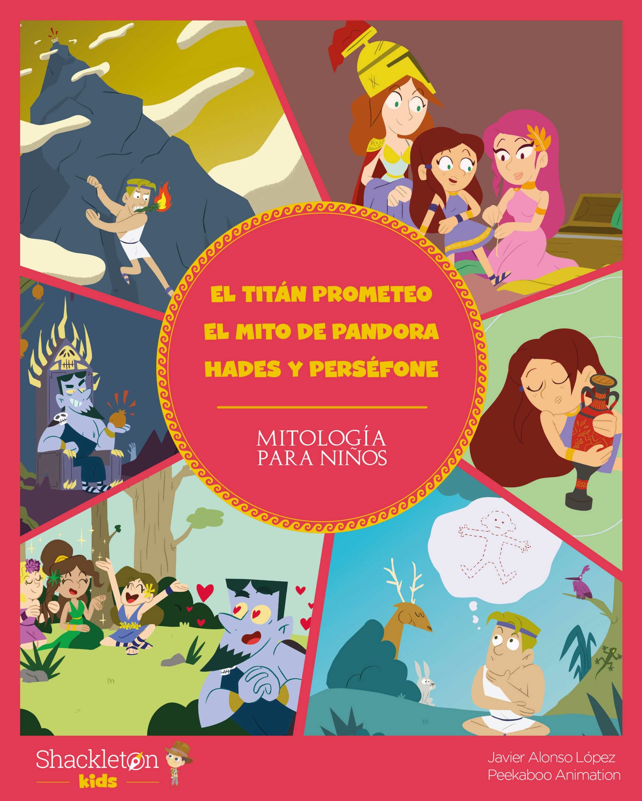 Portada del Libro El Titán Prometeo. El Mito De Pandora. Hades Y Persefone de Javier Alonso Lopez - 9788418139109