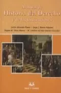 Portada del Libro Manual De Historia Del Derecho Y De Las Instituciones de Javier Alvarado Planas - 9788496094758