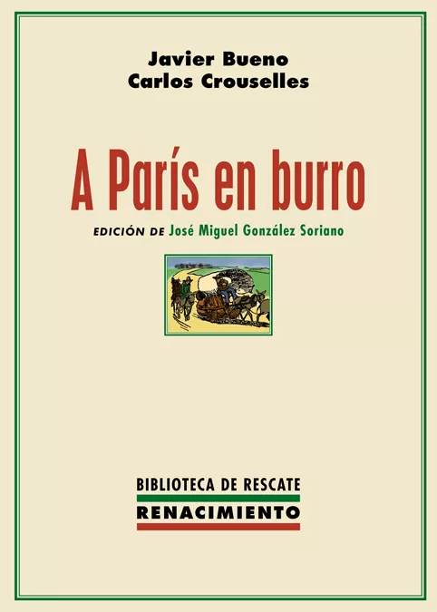 Portada del Libro A París En Burro de Javier Bueno - 9788417950279
