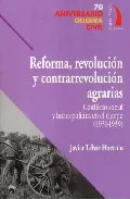Portada del Libro Reforma Revolucion Y Contrarrevolucion Agrarias: Conflicto Socia L Y L de Javier Tebar Hurtado - 9788496495104