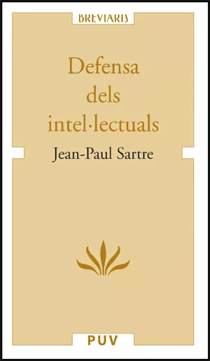 Portada del Libro Defensa Dels Intel.Lectuals de Jean Paul Sartre - 9788437061702