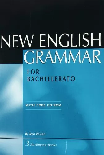 Portada del Libro New English Grammar For Bachillerato (Incluye Cd-Rom) de Jean Rowan - 9789963471843