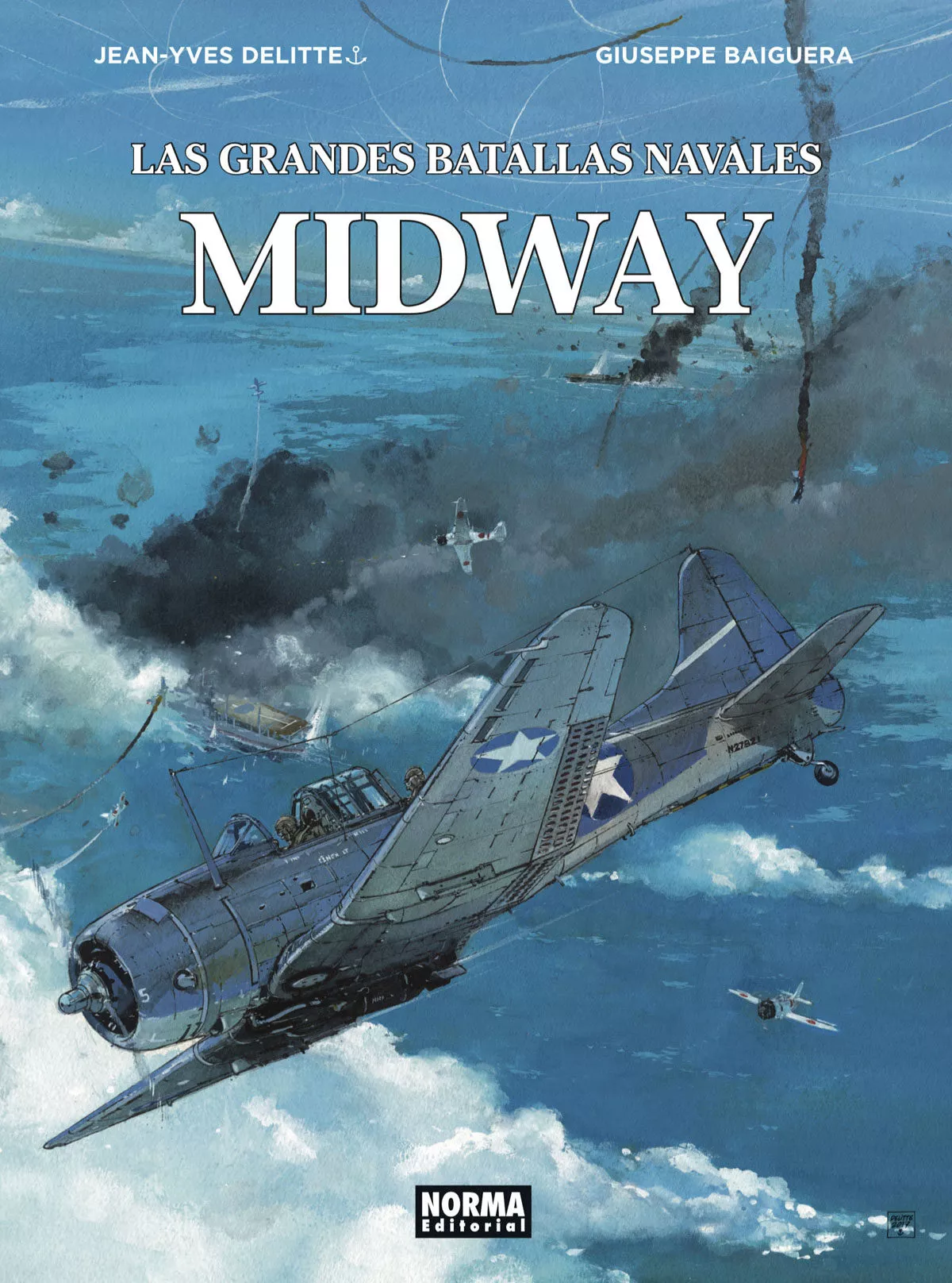 Portada del Libro Las Grandes Batallas Navales 7 Midway de Jean Yves Delitte - 9788467940138
