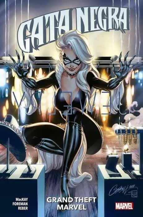 Portada del Libro Gata Negra 1: Grand Theft Marvel de Jed Mackay - 9788413343426