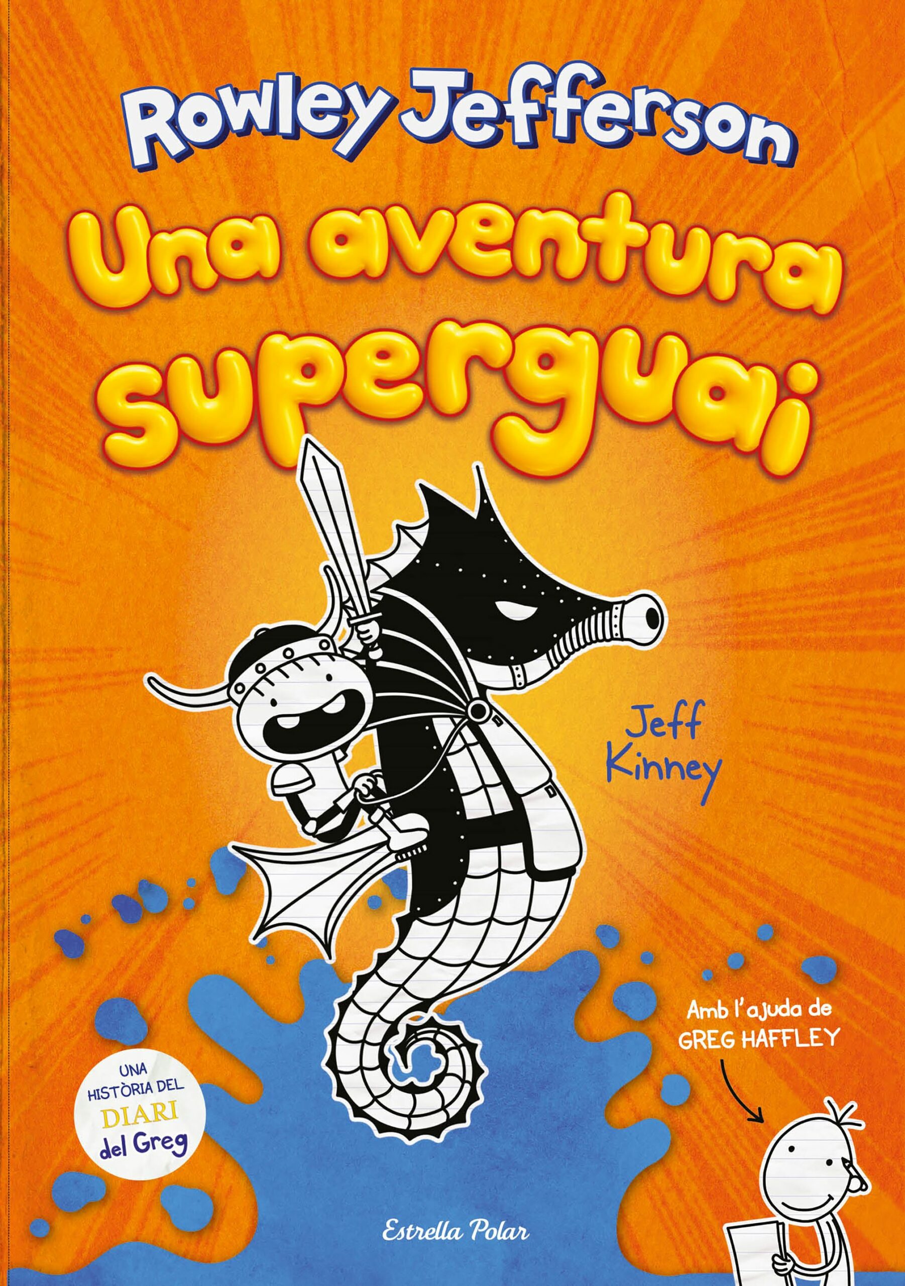 Portada del Libro Diari Del Rowley 2. Una Aventura Superguai de Jeff Kinney - 9788418134890