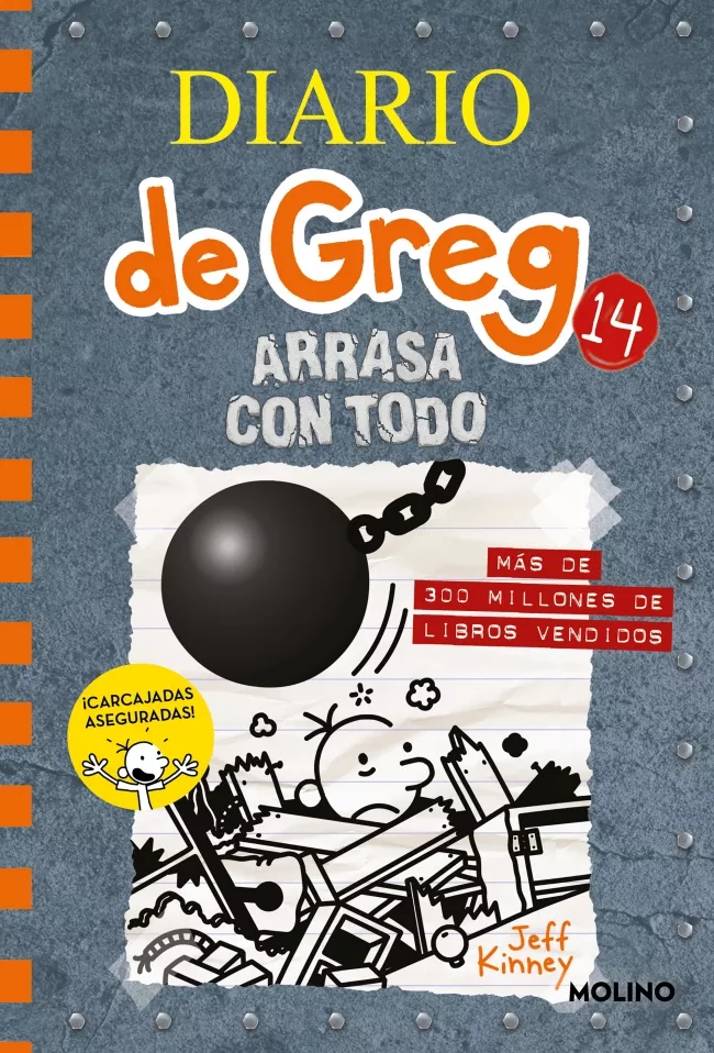 Portada del Libro Diario De Greg 14. Arrasa Con Todo de Jeff Kinney - 9788427216747