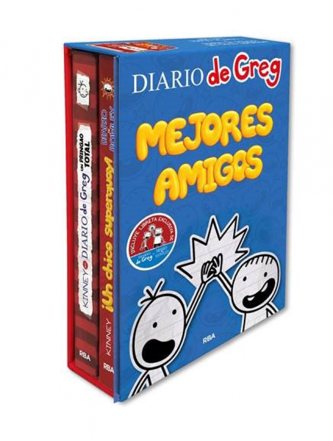 Portada del Libro Estuche Mejores Amigos Rowley - Greg de Jeff Kinney - 9788427220850
