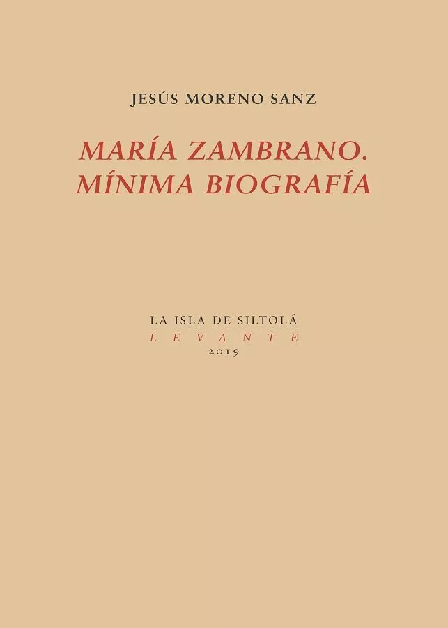 Portada del Libro Maria Zambrano: Minima Biografia de Jesus Moreno Sanz - 9788417352462
