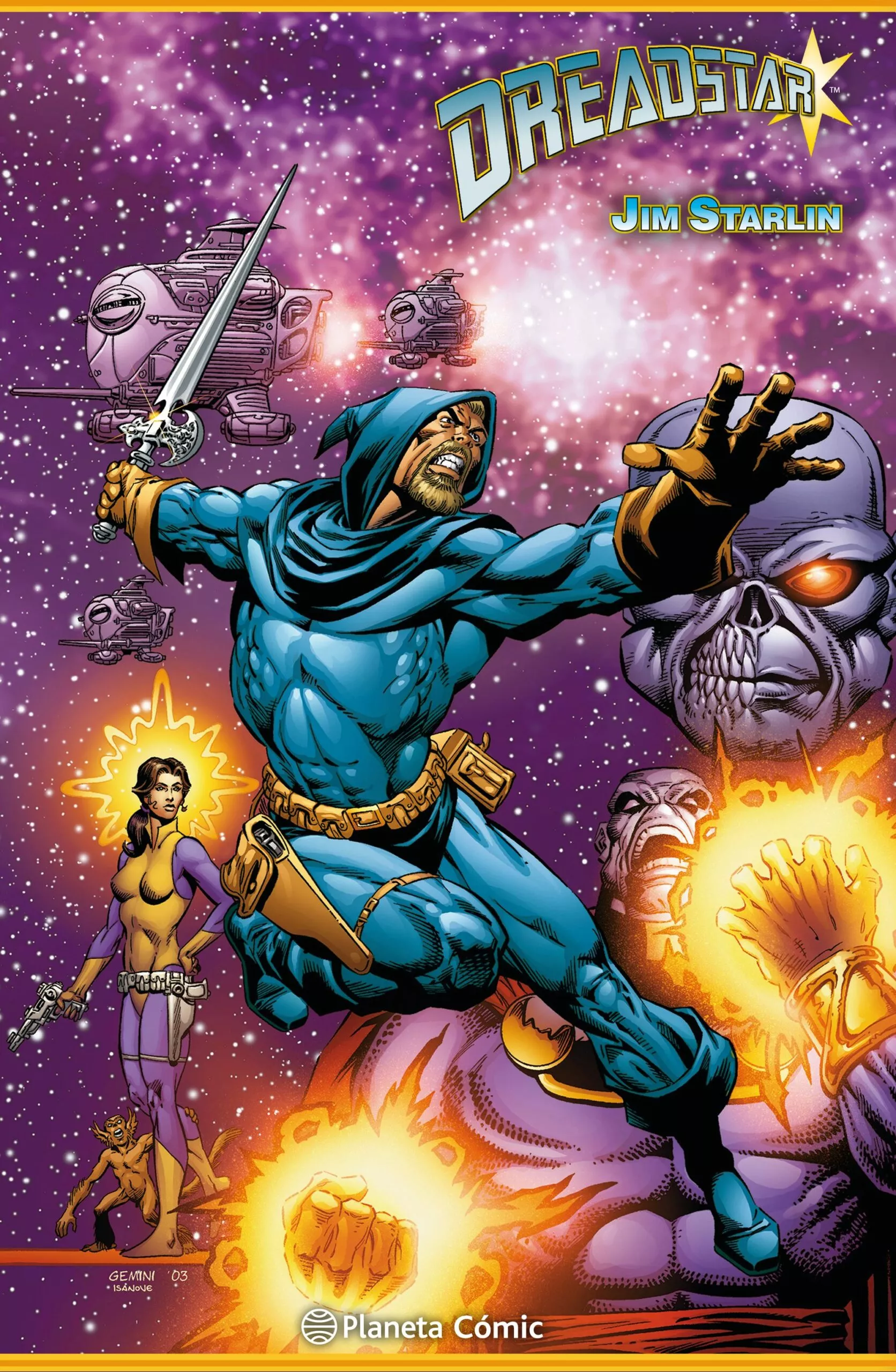 Portada del Libro Dreadstar Nº 01 de Jim Starlin - 9788491740414