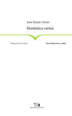 Portada del Libro Domestica Veritiat de Joan Duran - 9788497794992