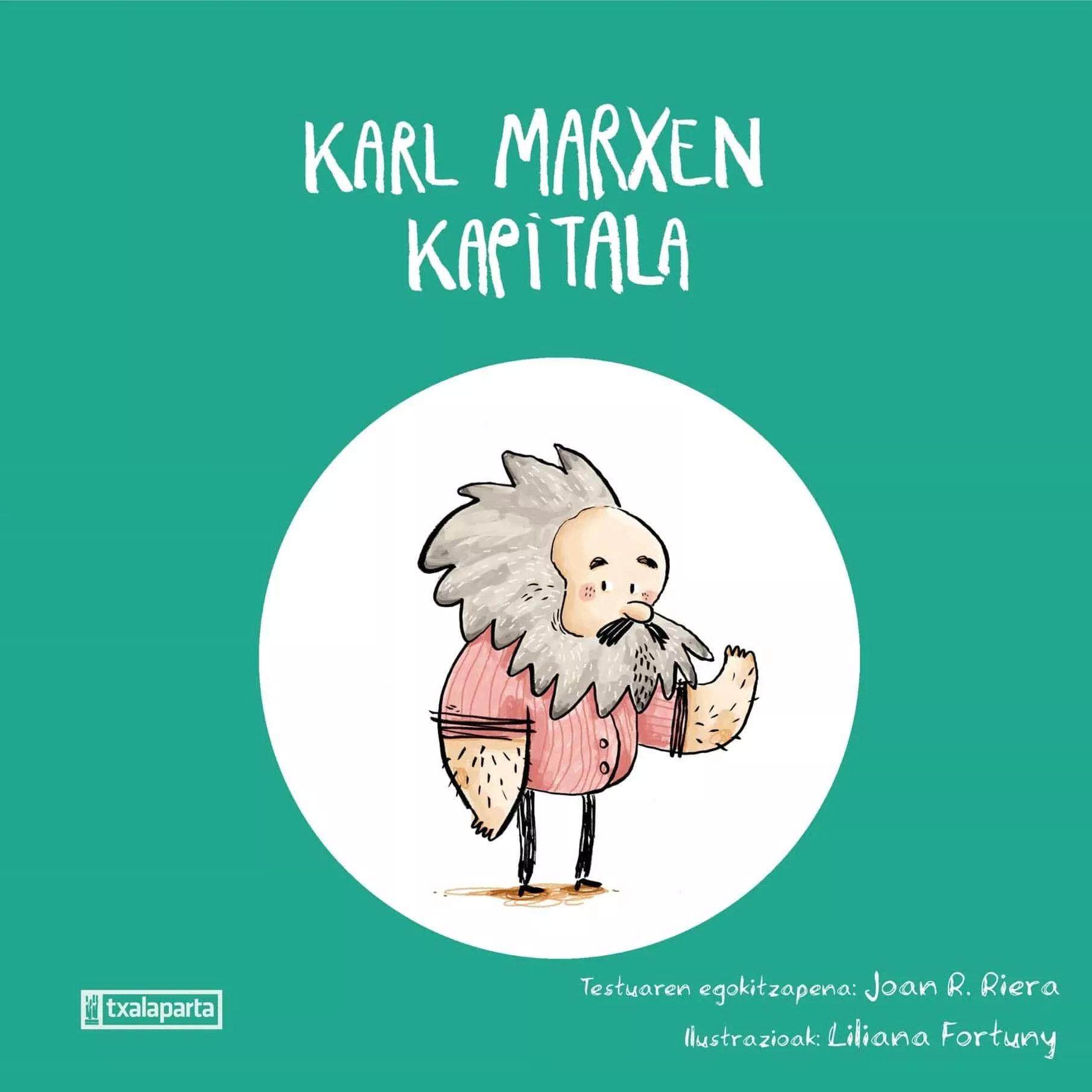 Portada del Libro Karl Marxen Kapitala de Joan R. Riera - 9788417065874