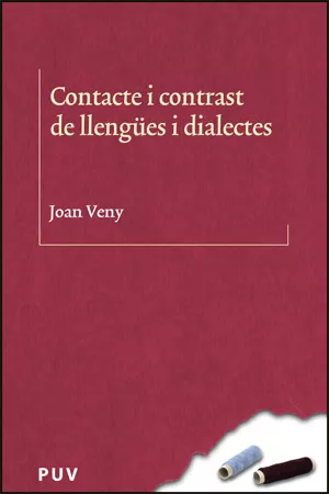 Portada del Libro Contacte I Contrast De Llengues I Dialectes de Joan Veny - 9788437063003