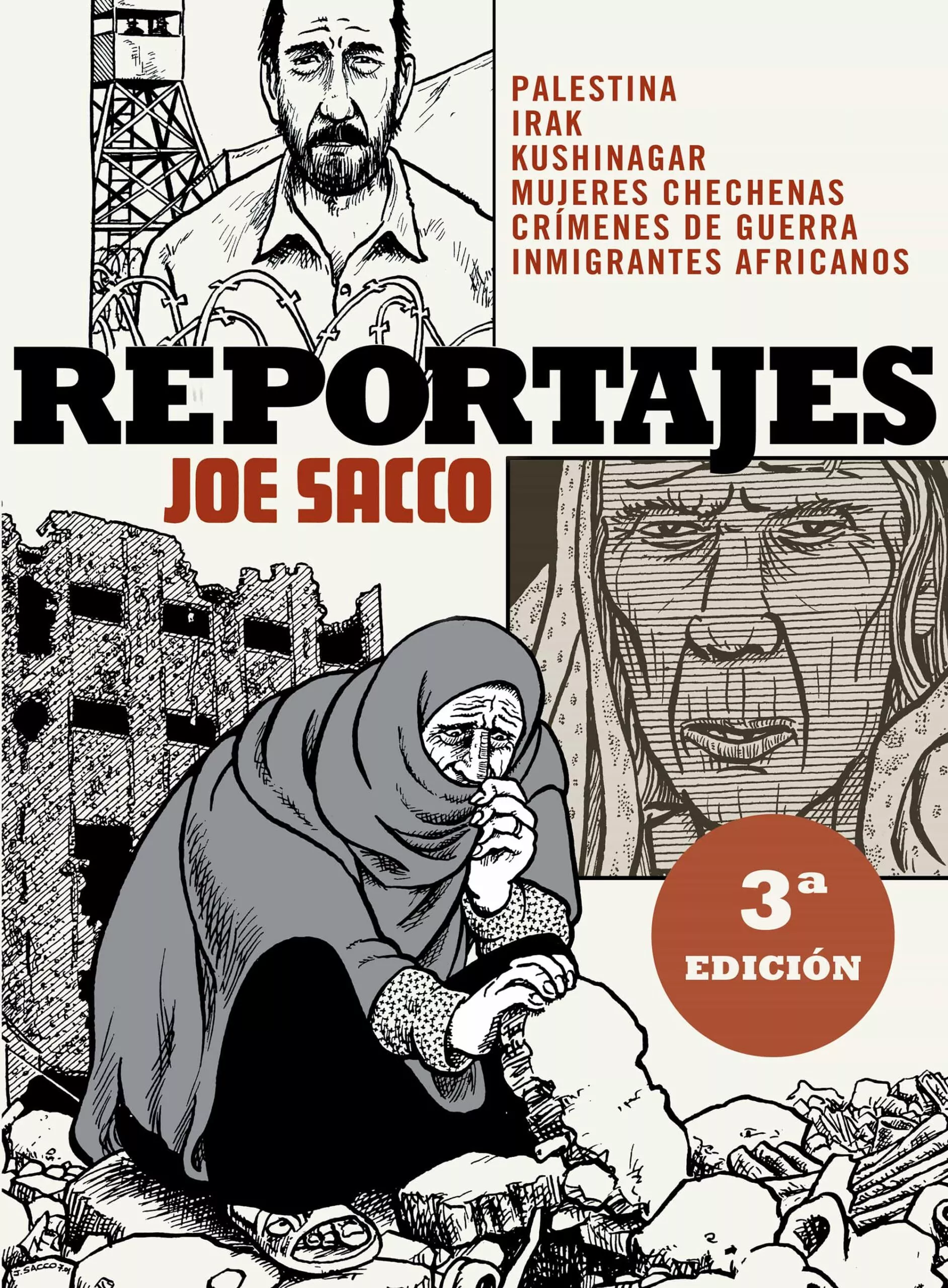 Portada del Libro Reportajes de Joe Sacco - 9788417910402
