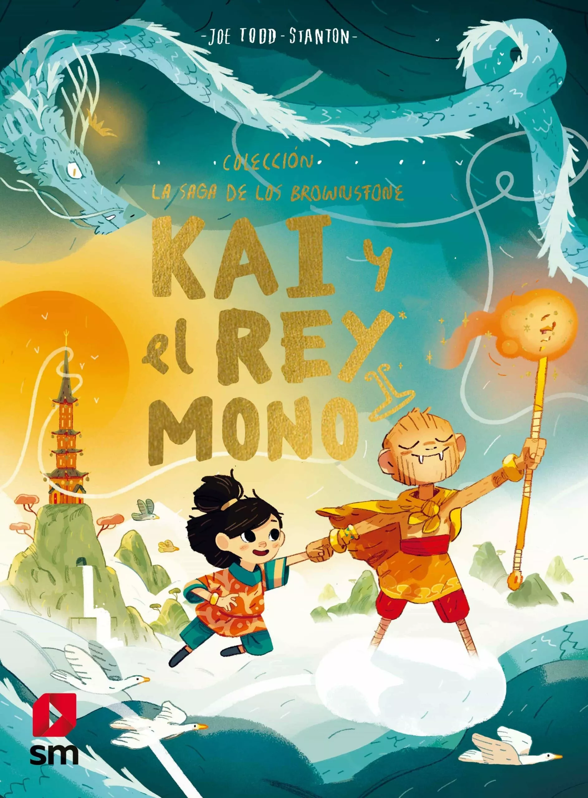 Portada del Libro Kai Y El Rey Mono (Saga Brownstone) de Joe Todd Stanton - 9788413181721