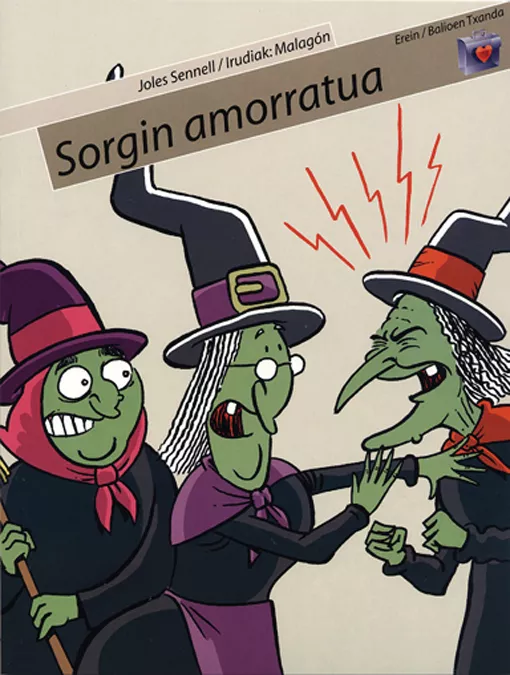 Portada del Libro Sorgin Amorratua de Joles Senell - 9788497463416