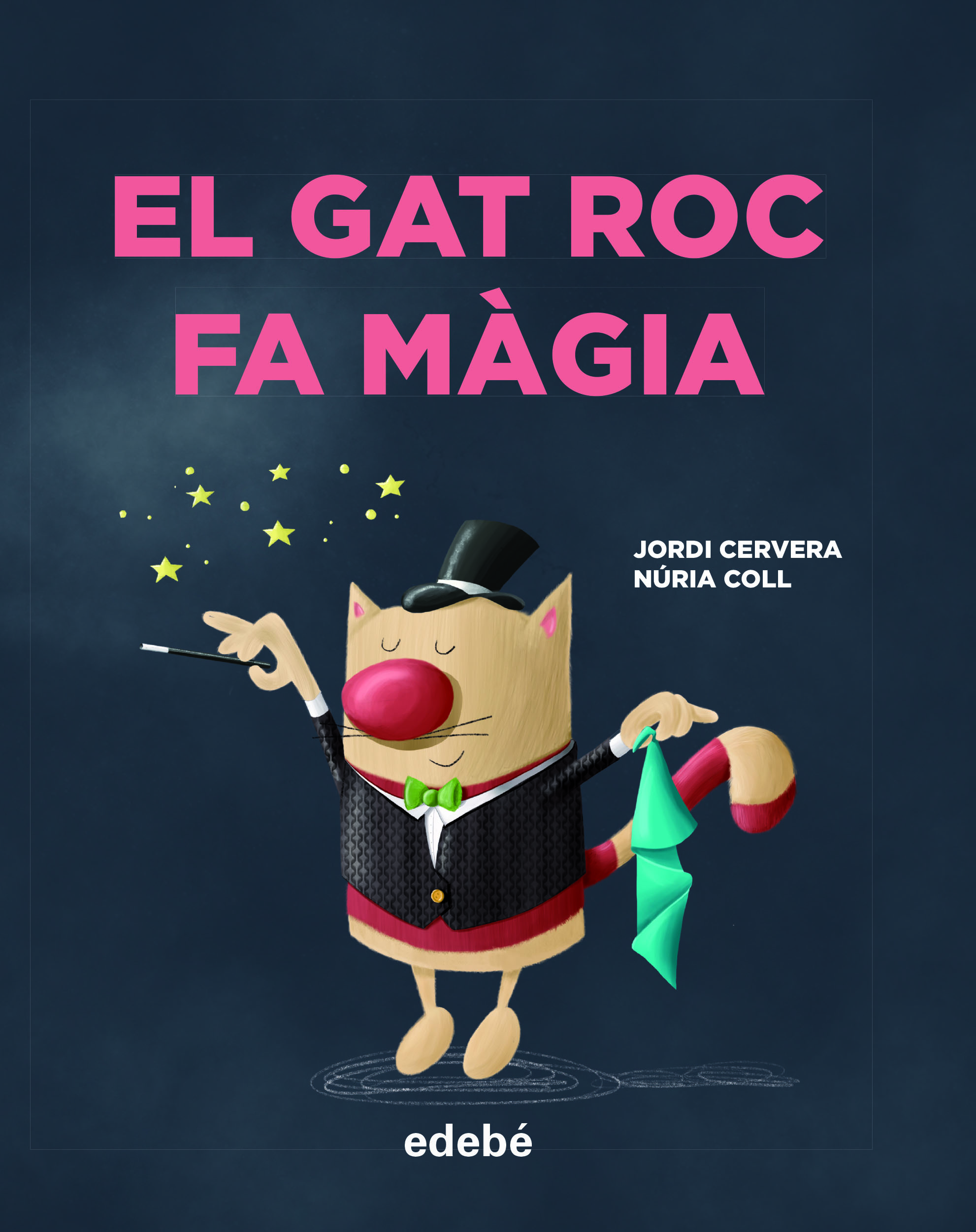 Portada del Libro El Gat Roc Fa Màgia de Jordi Cervera - 9788468346335