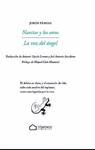 Portada del Libro Narciso Y Los Otros / La Voz Del Angel de Jordi Pamias Grau - 9788412082975