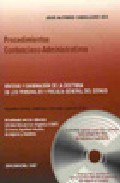 Portada del Libro Procedimientos Contenciosos-Administrativos Sintesis Y Ordenacion De L de Jose Alfredo Caballero Gea - 9788498490541