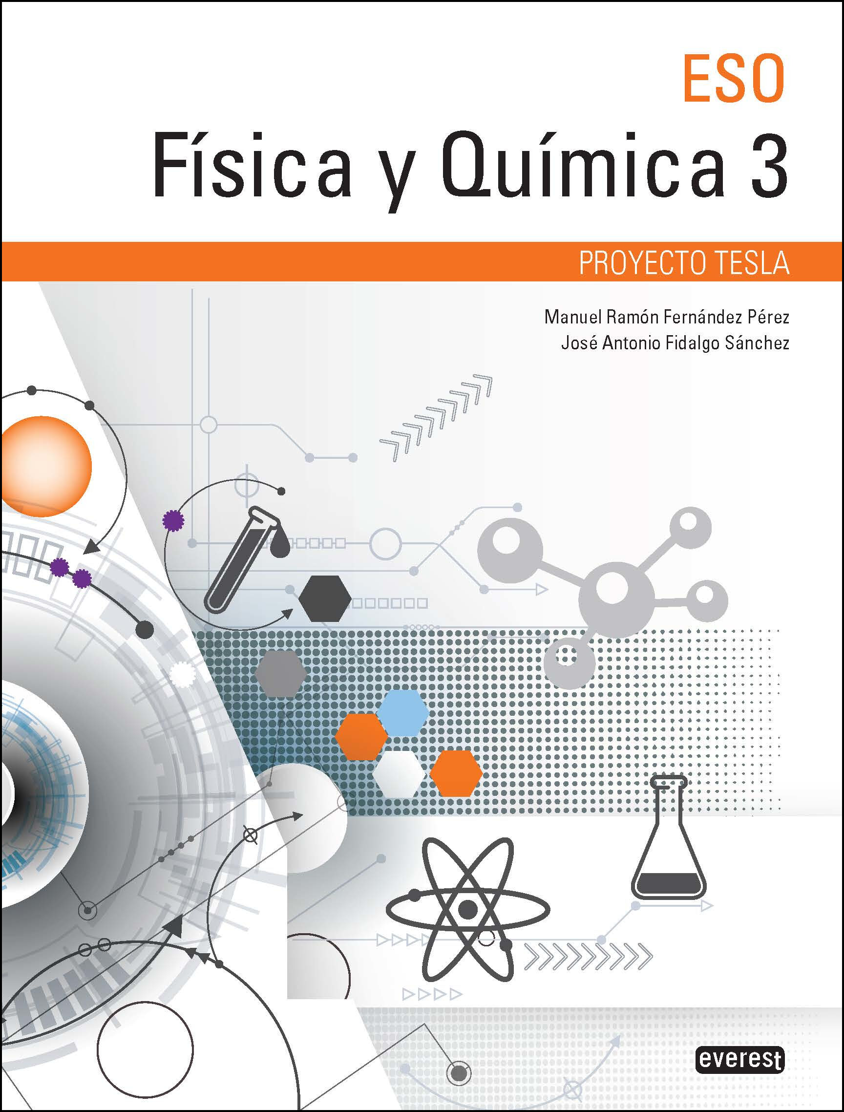Portada del Libro Fisica Y Quimica 3º Eso Tesla de Jose Antonio Fidalgo Sanchez - 9788428344715