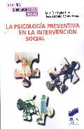 Portada del Libro La Psicologia Preventiva En La Intervencion Social de Jose Antonio Gomez Fraguela - 9788497564557