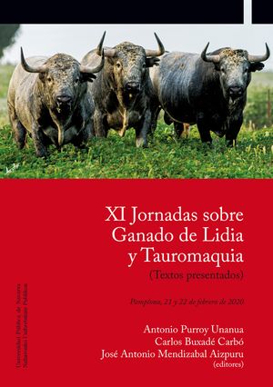 Portada del Libro Xi Jornadas Sobre Ganado De Lidia Y Tauromaquia. Pamplona 21 Y 2 2 De de Jose Antonio Mendizabal Aizpuru - 9788497693554