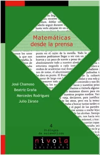 Portada del Libro Matematicas Desde La Prensa de Jose Chamoso - 9788495599940