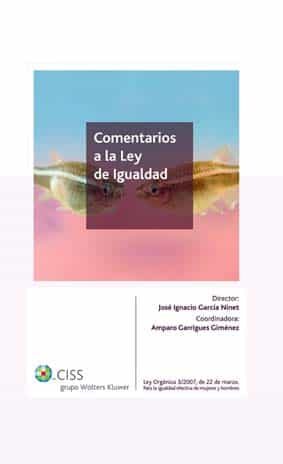 Portada del Libro Comentarios A La Ley De Igualdad de Jose Ignacio Garcia Ninet - 9788482355962