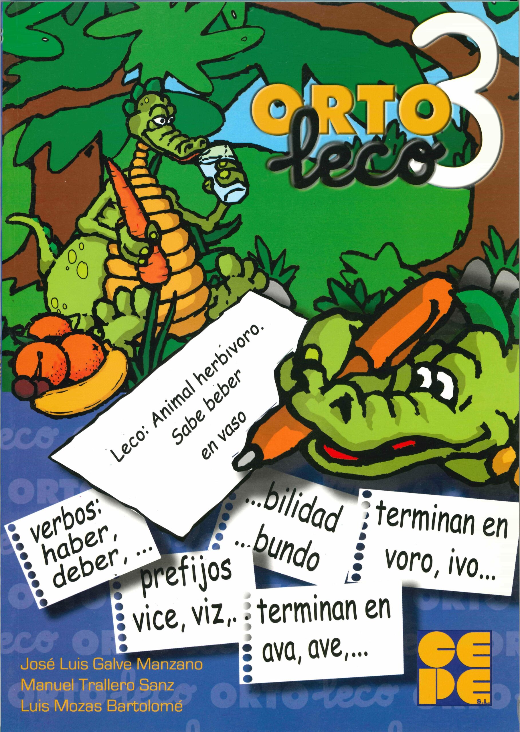 Portada del Libro Orto-Leco 3. de Jose Luis Galve Manzano - 9788478696246