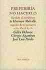 Portada del Libro Preferiria No Hacerlo; Bartlevy El Escribiente De Herman Melville ; Se de Jose Luis Pardo - 9788481916898