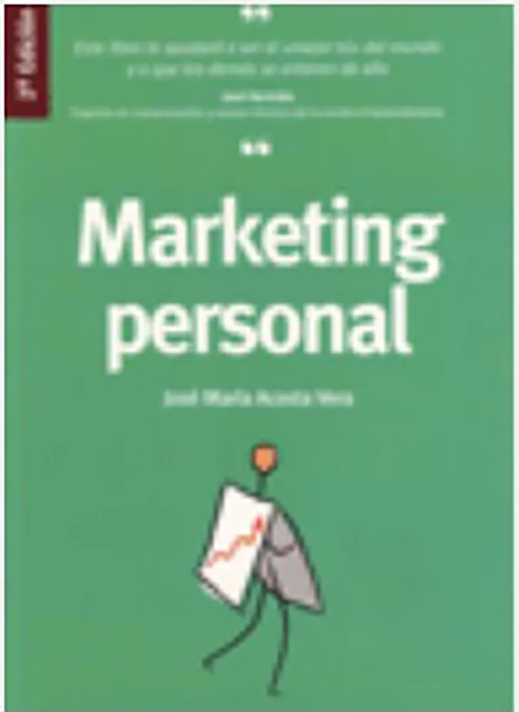 Portada del Libro Marketing Personal (2ª Ed.) de Jose Maria Acosta Vera - 9788473564700