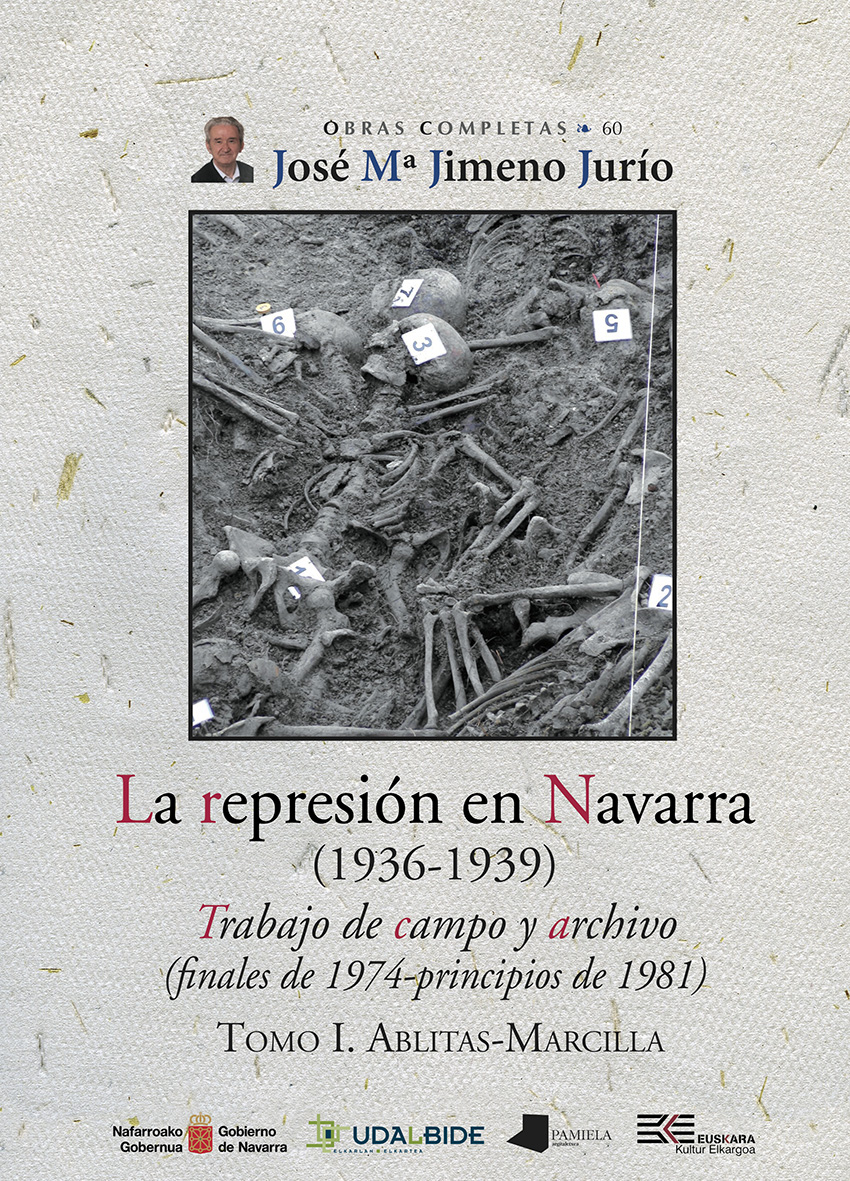 Portada del Libro La Represion En Navarra (1936-1939) Tomo I. Ablitas-Marcilla de Jose Maria Jimeno Jurio - 9788491721659