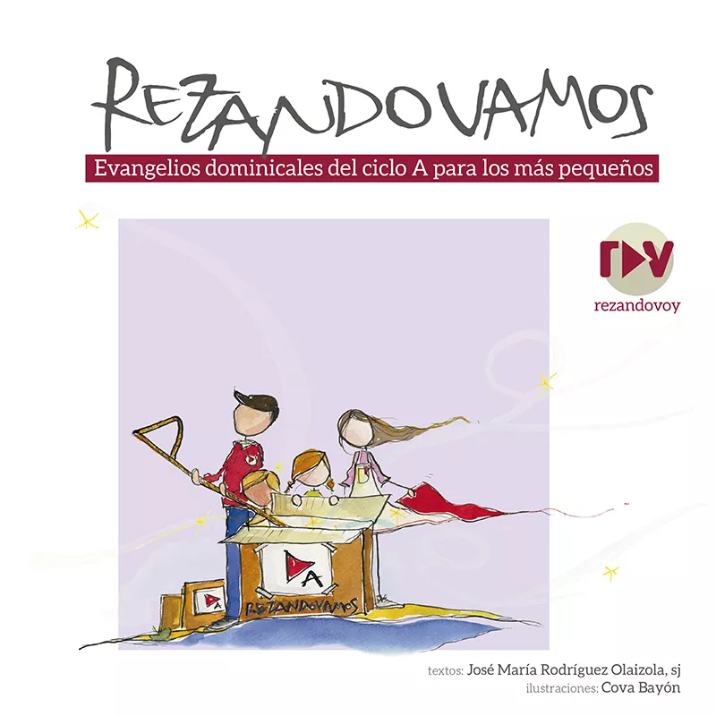 Portada del Libro Rezando Vamos Ciclo A de Jose Maria Rodriguez Olaizola - 9788427143784