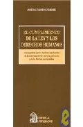 Portada del Libro El Cumplimiento De La Ley Y Los Derechos Humanos: Instrumentos Le Gale de Jose Salvador Guillermo - 9789506793661