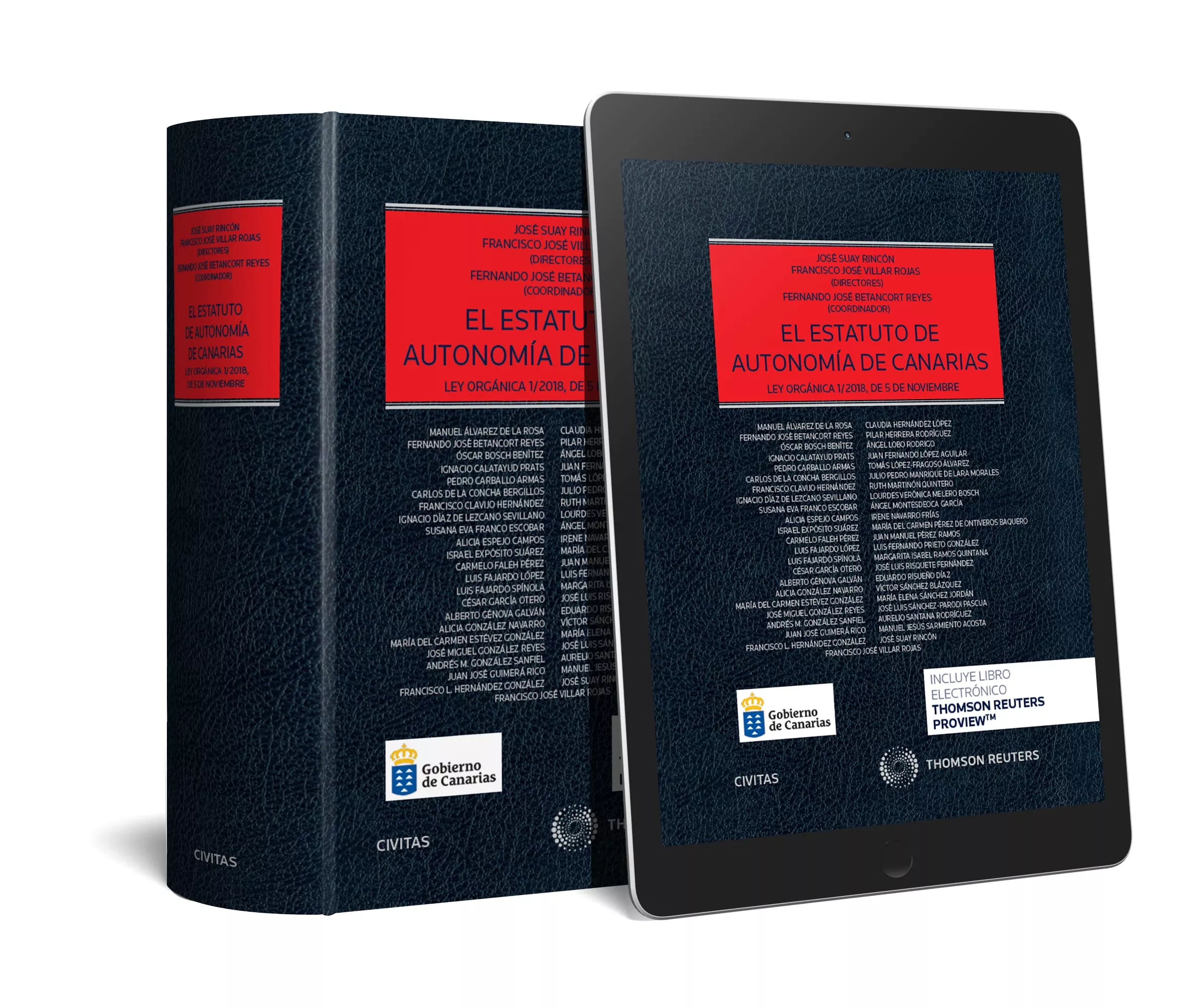 Portada del Libro Civitas: Estatuto De Autonomía De Canarias: Ley Organica 1/2018 5 De N de Jose Suay Rincon - 9788413085326